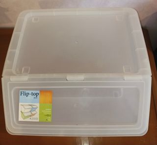 Maximize Your Storage with Our 56L Flip-Top Storage Box