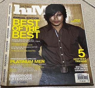 Metro Him & Starstudio Magazines for Sale! - Piolo Pascual