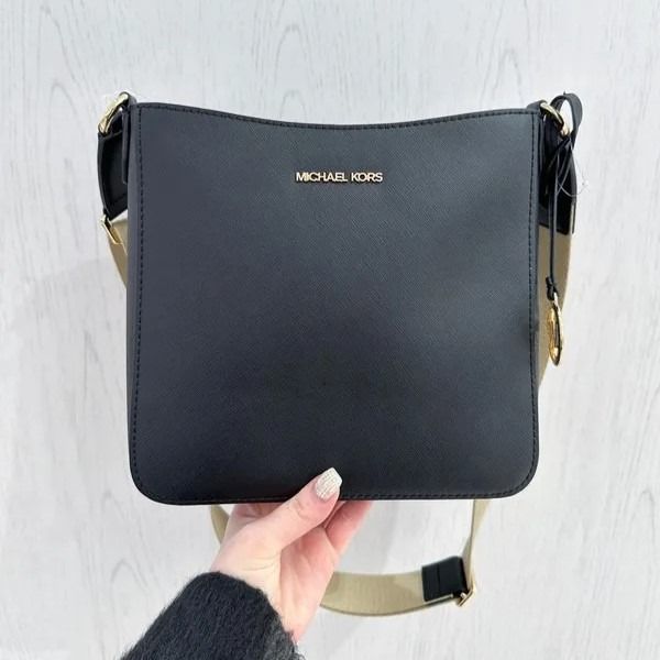 Michael Kors Jet Set Travel Small Signature Logo Messenger Bag