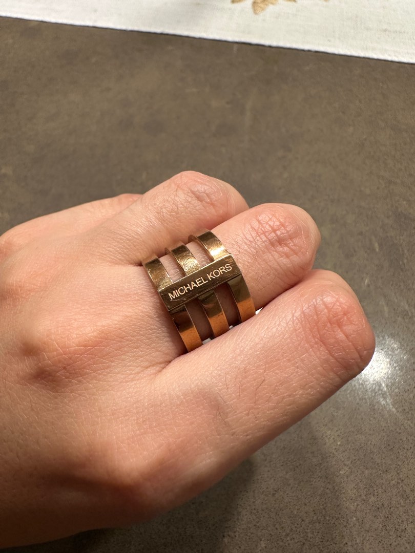 MK Rose Gold Ring Women s Fashion Jewelry Organisers Rings on Carousell