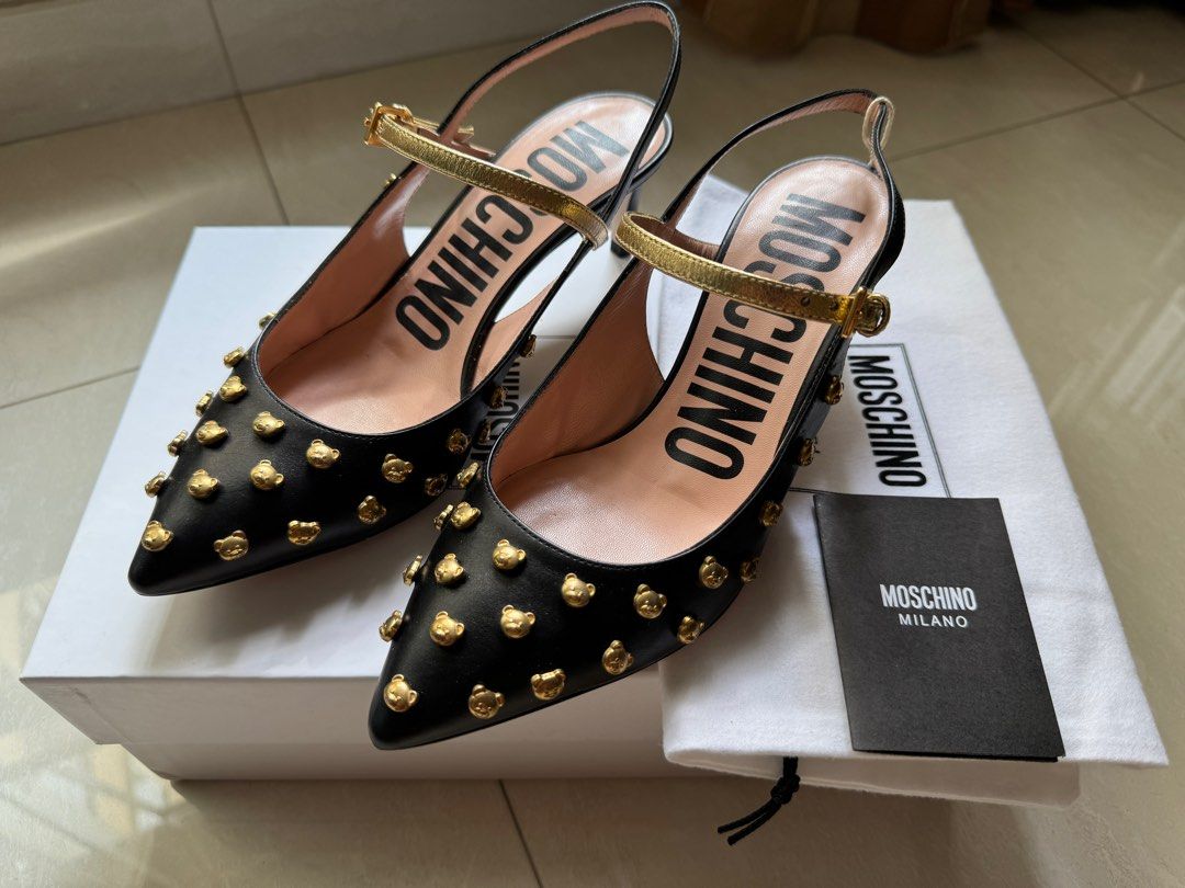Moschino slingback best sale
