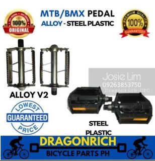 MTB Roadbike BMX Pedal Alloy Flat Lightweight Anti-Skid & Non-slip