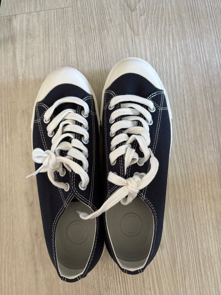 Muji dark blue sneakers Women s Fashion Footwear Sneakers on Carousell