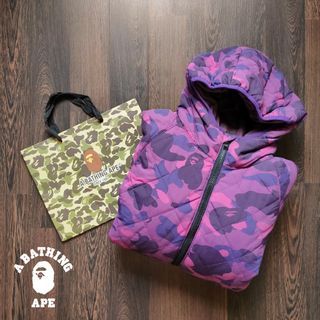 NEW‼️BAPE by *A BATHING APE | 1st Camo Purple Down Puffer Quilted Jacket