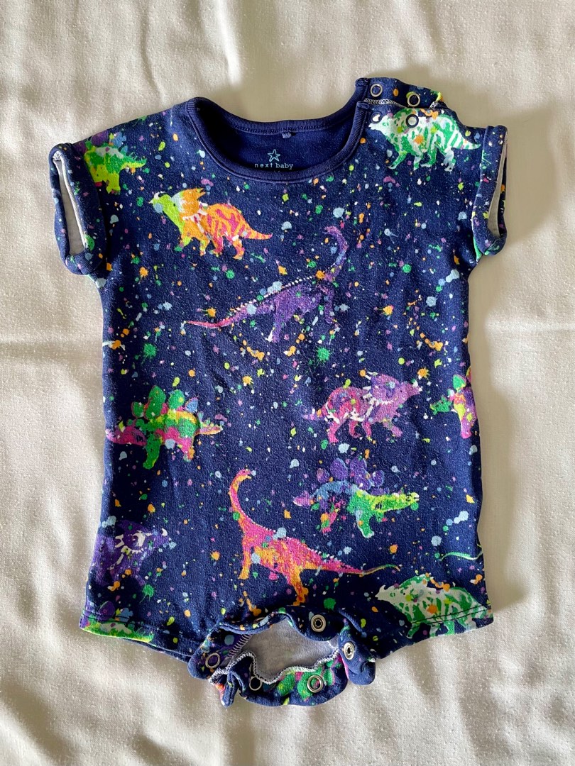 Next Rompers Bodysuit dinosaurs 1month, Babies Kids, Babies