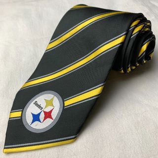 NFL Black Yellow Stripes Necktie