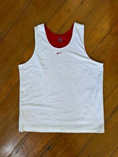 Nike white reversible jersey shirt