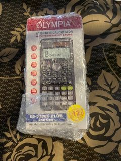 OLYMPIA ES 570ES Transparent Calculator (PRC APPROVED)