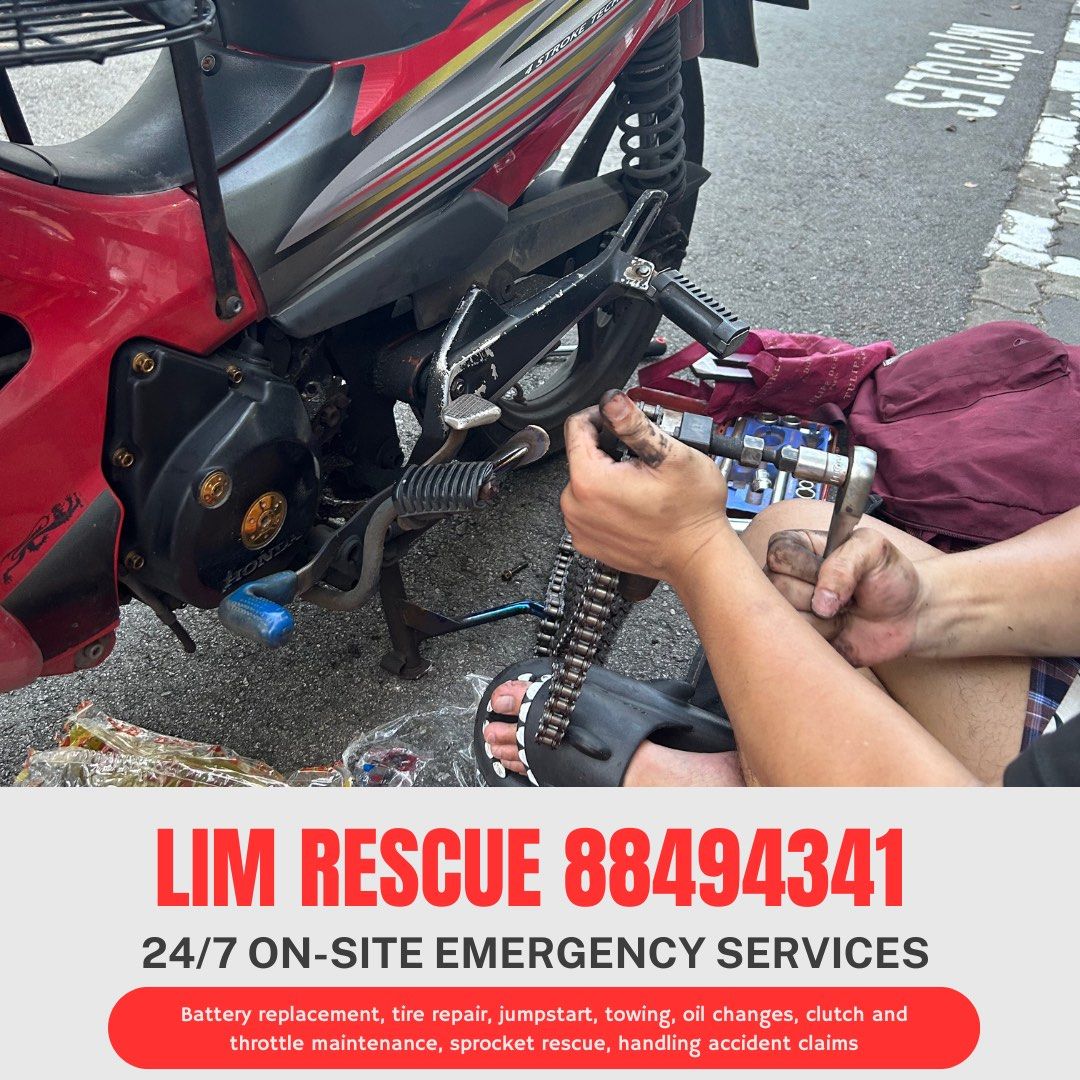 ONSITE 24 7 ISLANDWIDE motorcycle motorbike tyre repair tyre patching tyre worming jumpstart service AVAILABLE NOW FOR ANY BIKE Motorcycles Motorcycle Accessories on Carousell