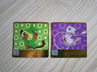 Oreo Pokemon Grookey & Mew Card SET [RARE]