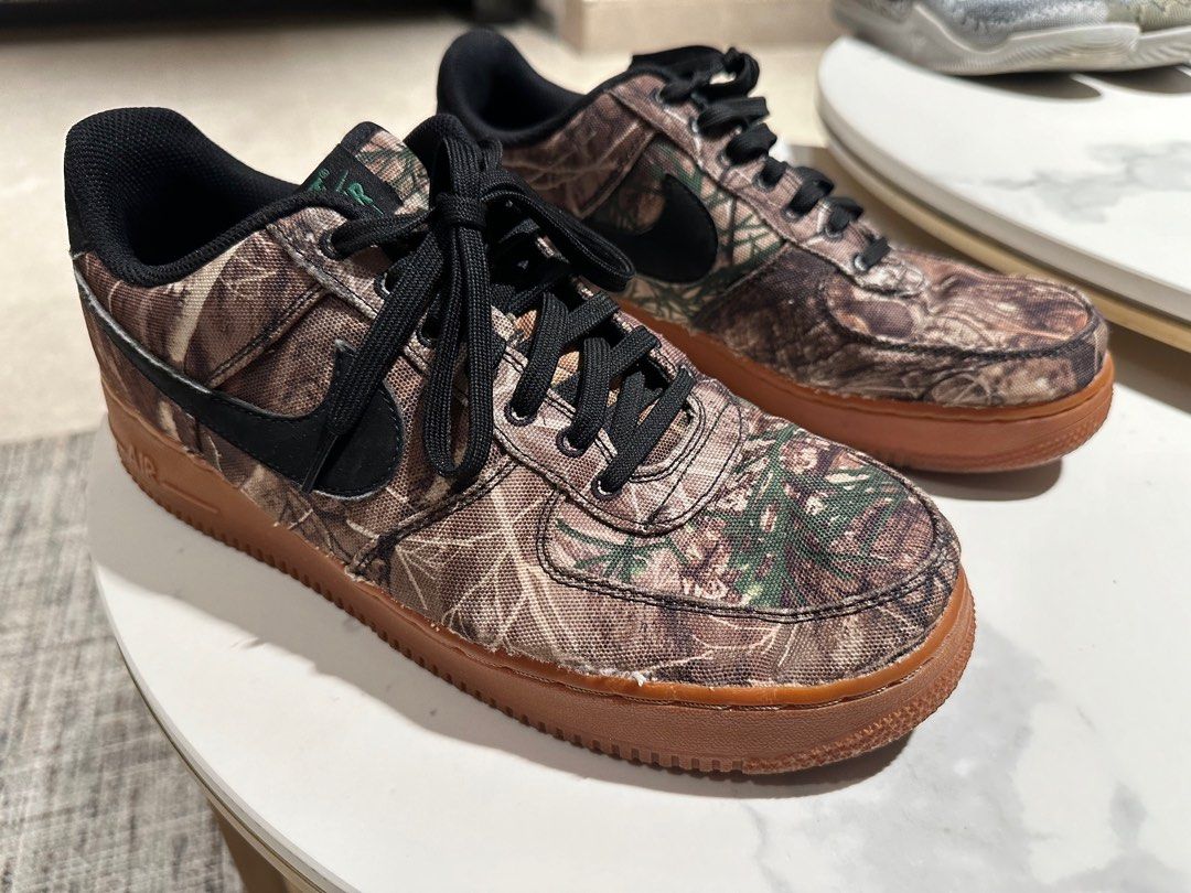 Original authentic Nike Air Force 1 one rare tree bark realtree ...