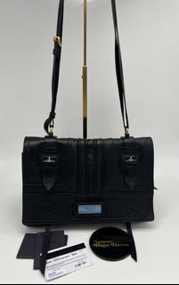 Original Prada Leather Black Sling Shoulder Sling Bag