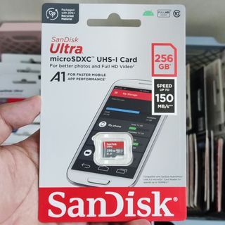 Original Sandisk Ultra 256GB Micro SD Card A1