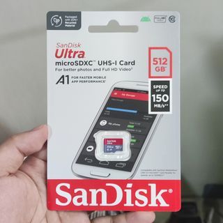 Original Sandisk Ultra 512GB Micro SD Card