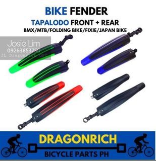 PAIR Bike Fender Set Front+Rear MTB Colorful Mudguards For 20/24/26/27/29 Inch Set