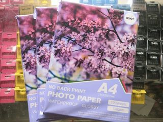 Photo paper Glossy A4 size 150gsm (100sheets per pack)