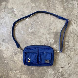 Porter Japan - Peanuts - Nylon Navy Sling Bag