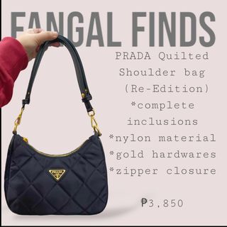 PRADA Quilted Re-Edition bag