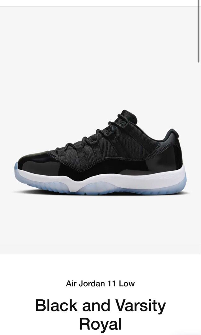 Preorder Jordan 11 Low Space Jam Men s Fashion Footwear Sneakers on Carousell