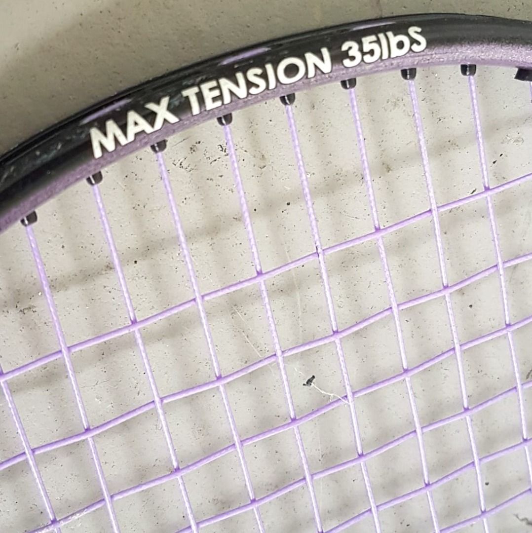 Professional FLEX POWER Badminton Racquet, Ti 10 Titanium Mesh, Ultra ...