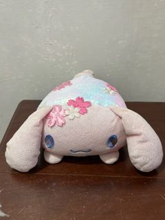Rare Cinnamoroll Sakura plush with Gem eyes