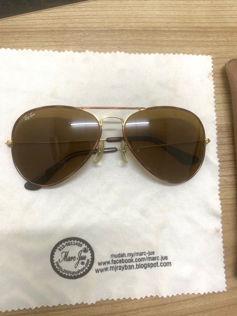 Ray Ban B L Tortuga Aviator B 15 Men s Fashion Watches Accessories Sunglasses Eyewear on Carousell