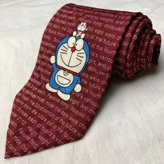 Red Doraemon Novelty Necktie