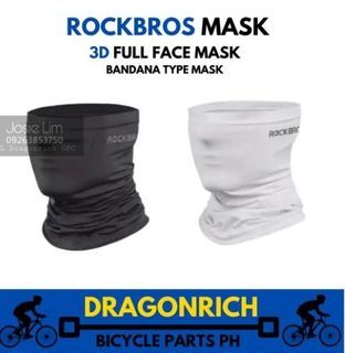 ROCKBROS Face Mask Scarf Bandana Ice Sport Bicycle Mask Full Face 3D Mask