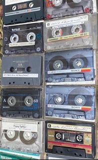 SALE ASSORTED PRE-RECORDED BLANK CASSETTE TAPES