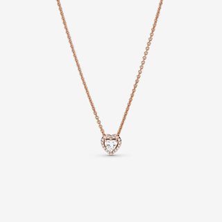 SALE Pandora elevated heart necklace