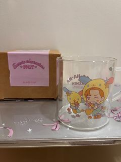 Sanrio Characters x NCT Jaemin Usahana clear Glass cup