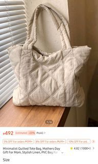 Shein Quilted Tote Bag