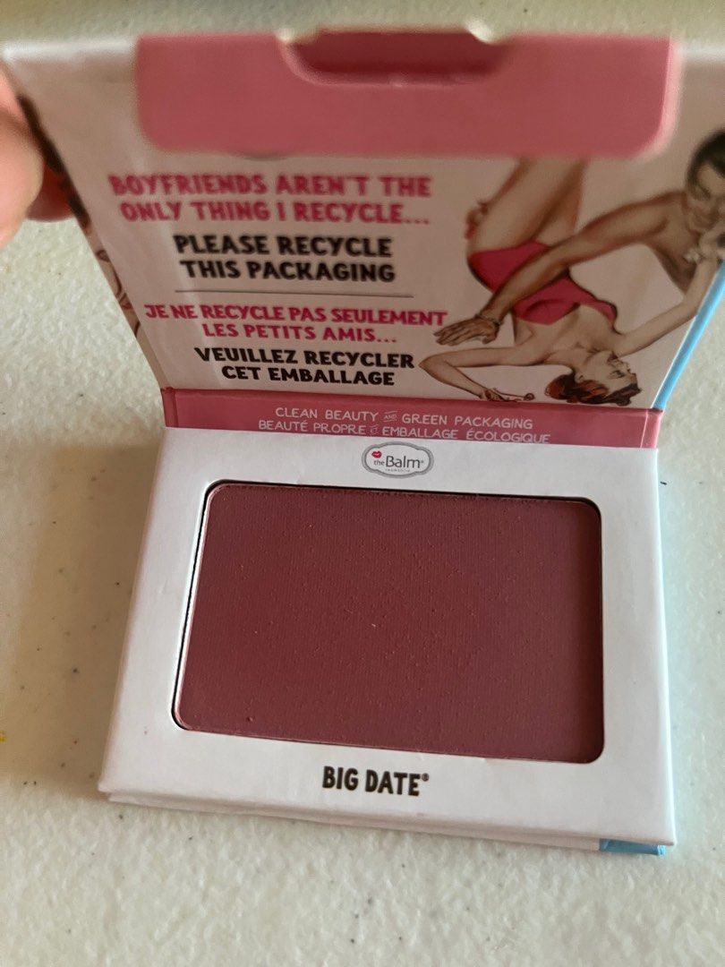 SOLD PER SHADE-the Balm Blush Joues (Category: Makeup) located in Makati City. Submitted by cashfrancefashioncosmetics_ph (Listing ID 1302554236, Image 3). Description: SOLD PER PIECE The Balm Blush Joues SHADE BIG DATE 6.5g THIRD DATE 6.5g ITS A DATE. 6.5g AUTHENTIC BRAND NEW PM FOR MORE DETAILS .