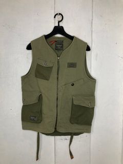 St. Rollers Original MFG. Co. Utility Olive Green Vest