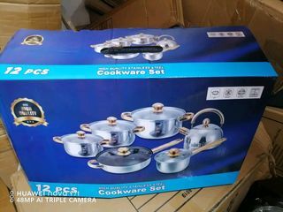Stainless Steel
Cookware set 12pcs