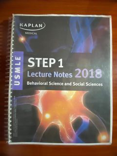 Step 1 Lecture Notes Behavioral Science and Social Science USMLE