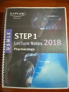 Step 1 Lecture Notes Pharmacology USMLE