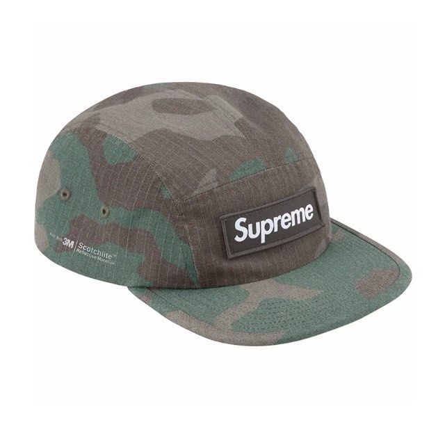 Supreme reflective ripstop camp cap online