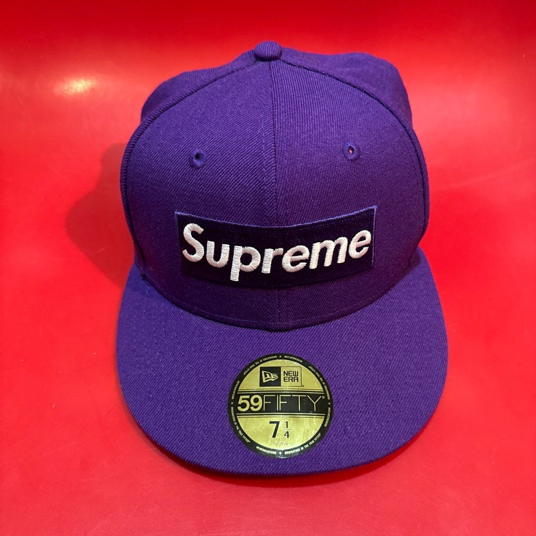 Supreme World Famous Box Logo New Era Purple