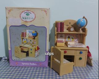 Sylvanian Families Study Table with Mini School Items