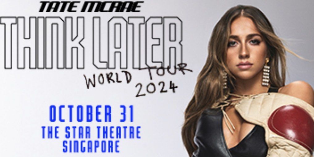 Tate McRae think later world tour 2024 concert VIP x 1, Tickets & Vouchers, Event Tickets on