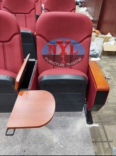 Theater Chair / Cinema Theatre Chair with HIDDEN TABLET