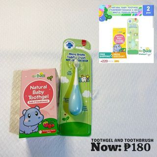 TOOTHGEL AND TOOTHBRUSH FOR BABY