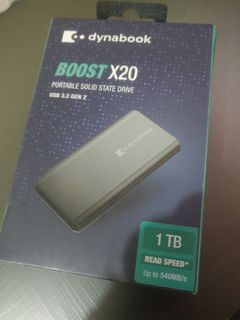 Toshiba Dynabook. Boost X20 SSD 1TB (External) Sealed