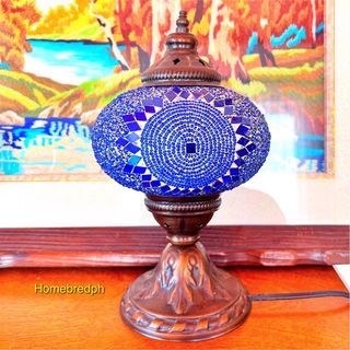 Turkish Moroccan Mosaic glass Lamp