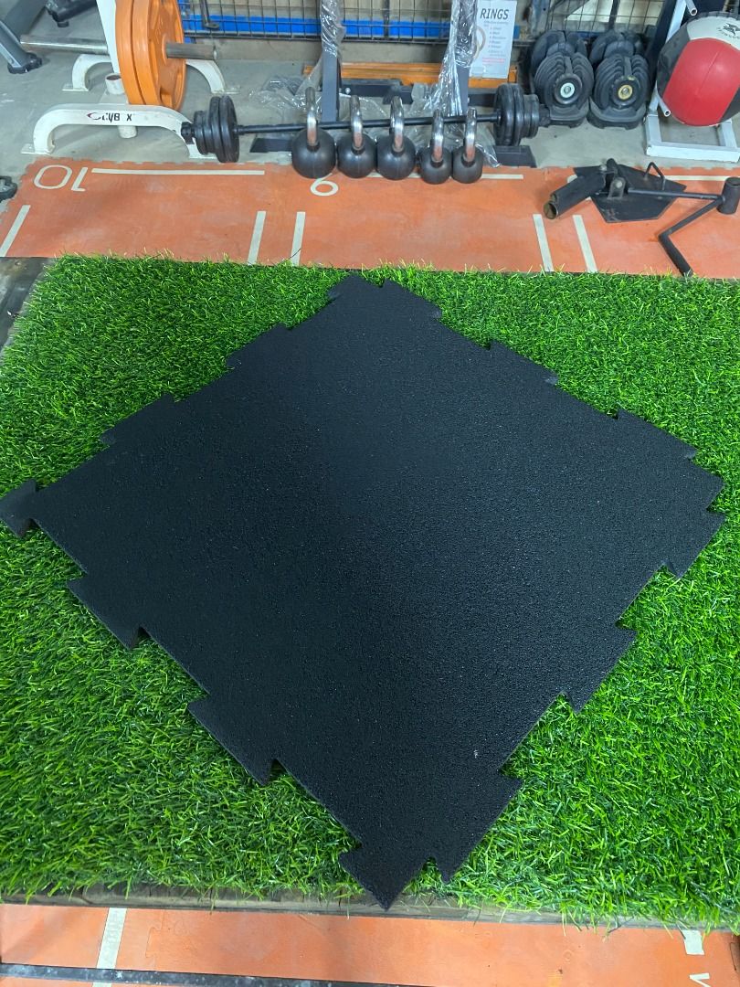 Used Interlocking Rubber Tiles Mat Getah, Sports Equipment, Other ...