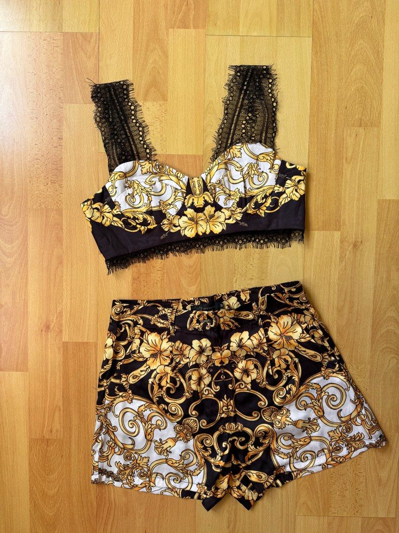 Versace two piece outfit cheap