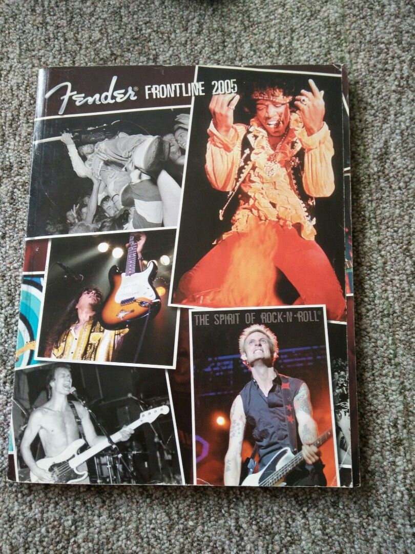 Vintage 2005 Fender Frontline 2005 guitar catalog, Hobbies & Toys
