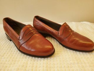 Vintage Men's Leather Bally Shoes, Loafers
