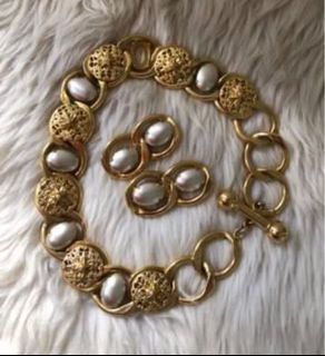 Vintage Zoe Coste Necklace and Earrings